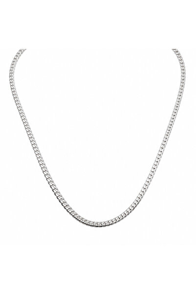 Sjour Unisex Vintage Silver Stainless Steel Necklace with 3 Years Warranty