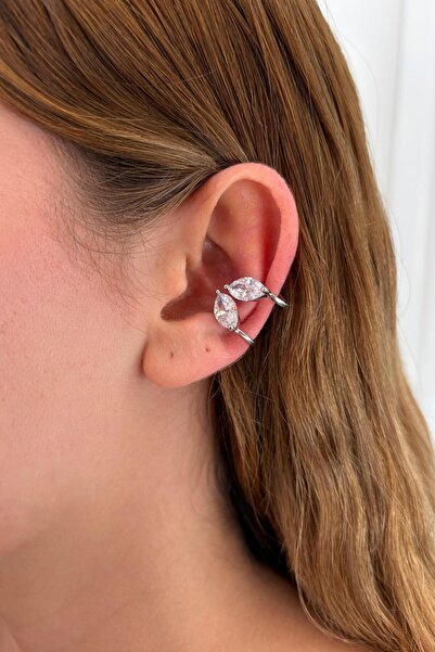 Charmist Çelik sıkıştırmalı Papillon Earcuff
