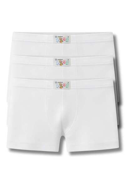 YILDIZ Boys' Modal Boxer White 3-Pack
