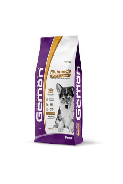 Gemon Puppy & Junior All Breeds Ξηρά Τροφή Κουταβιού Κοτόπουλο με Ρύζι 20kg