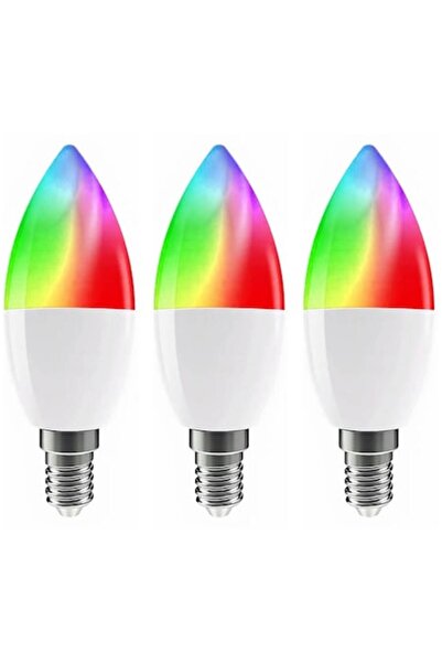 DAMUR Комплект 3 x Умни RGB LED крушки E14