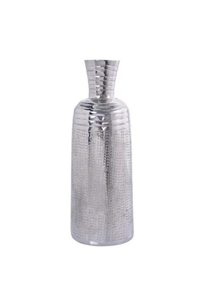 OEM Vază decorativă, Aluminiu, 31 cm, Aspect ciocănit