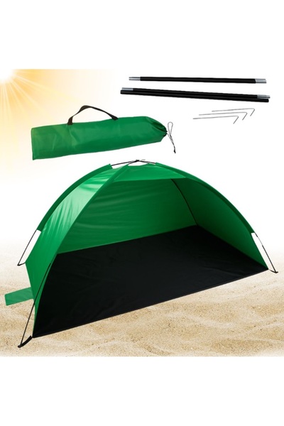 VERK Cort pentru plaja cu protectie UV, verde