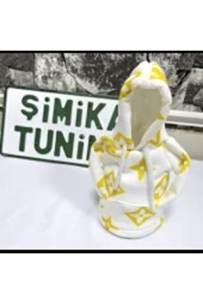 şimika tuning tuningmarketim غطاء مقبض ناقل الحركة للسيارة من الصوف بنمط أبيض...