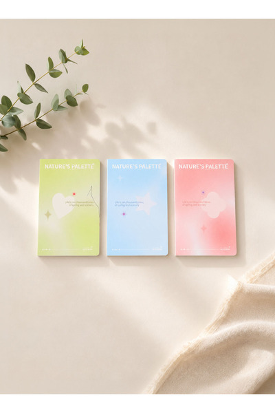 Midi دفتر ملاحظات ألوان باستيل Nature's Palette مقاس A5