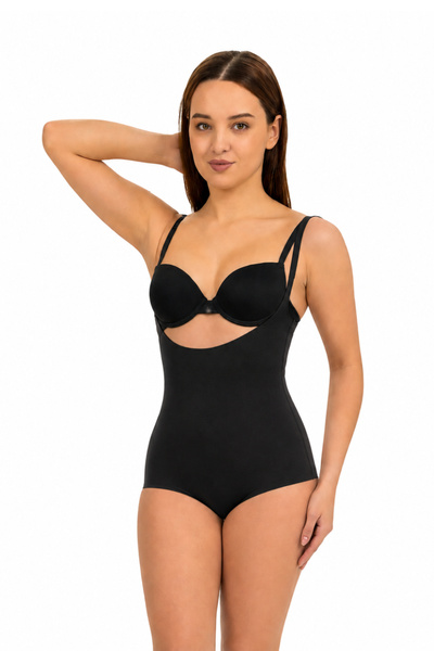 Hakan Collezione Seamless Laser Cut Underbust Firming and Tightening Body Cor...