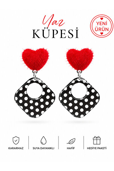 1PARÇAMAVİ Hole-Free Pinch Clip-On Women's Earrings - Nostalgic Summer Earrings