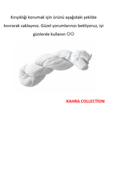Kahra Collection White Lightly Wrinkled Model Lined Crush Skirt