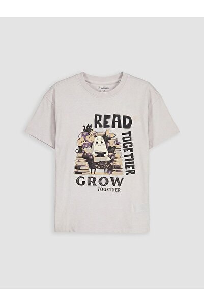 LC Waikiki Crew Neck Printed Boy's T-Shirt