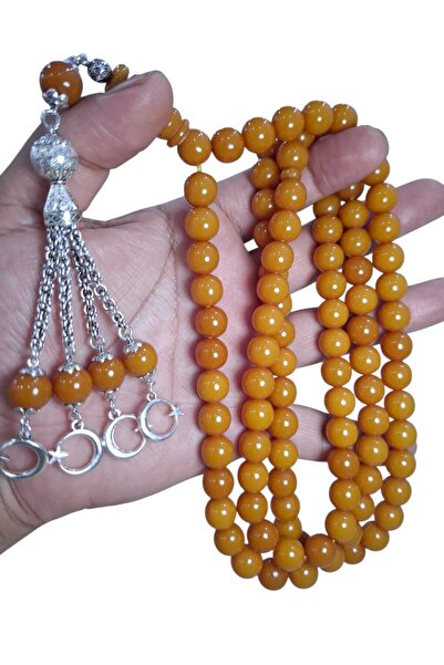 Cekke Tesbih Original Sıkma Kehirmen 11 mm 99 Habbe Namaz Tesbihi