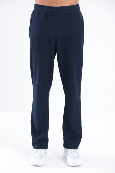 Rowinger Mercerized Textured Pocketed Straight-Leg Men's Sweatpants