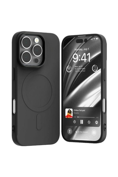 Mercury Goospery Husă semi-siliconică MagSafe pentru iPhone 16 Pro - Negru