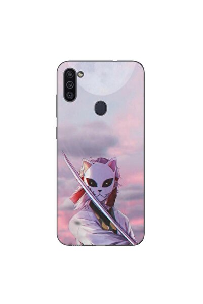 OEM Husa compatibila cu Samsung Galaxy A11 Silicon Gel Tpu Model Demon Slayer...
