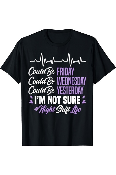 Generic Life Graveyard Worker T-Shirt Round Neck Short Sleeve Tee with Style ...