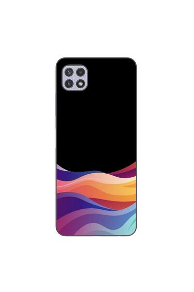 OEM Husa compatibila cu Samsung Galaxy A22 5G Silicon Gel Tpu Model Neon Waves