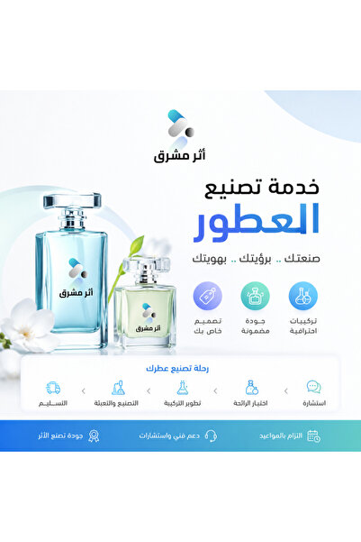 Athrmshrq Make your own perfume — brand with your name | from just 100 packs
