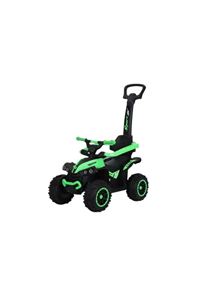 happyworld2026 ATV Pentru Copii, Maner Pentru Impins, Muzica Si Lumini,/Verde