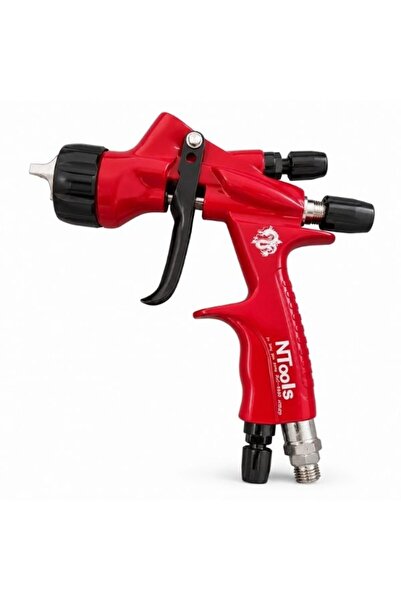 GÜMRÜK BEY NTOOLS 8800 HVLP Kırmızı Boya Sprey Tabancası – 1.3mm Nozul, 600ml...