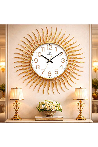 Vivendo Ceas de perete model soare 69 cm decorativ fosforescent modern elegan...