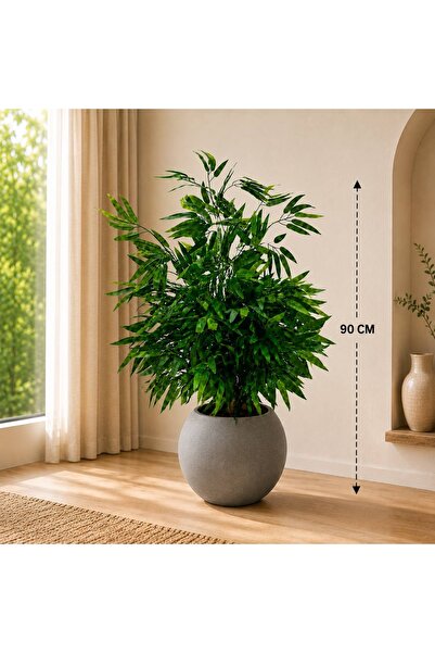 Rafef 90cm Artificial Bamboo Plant with Marron Root