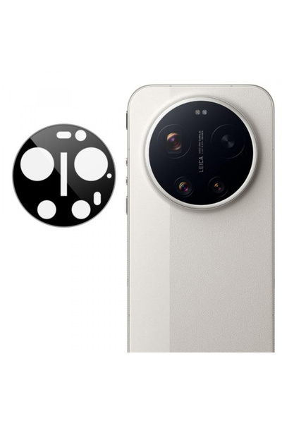 Techsuit Rear Camera Protection Film for Xiaomi 17 Ultra, Tempered Glass, Black