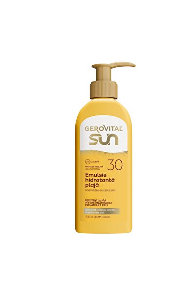GEROVITAL Emulsie hidratanta pentru plaja cu SPF 30 Sun, 200 ml,