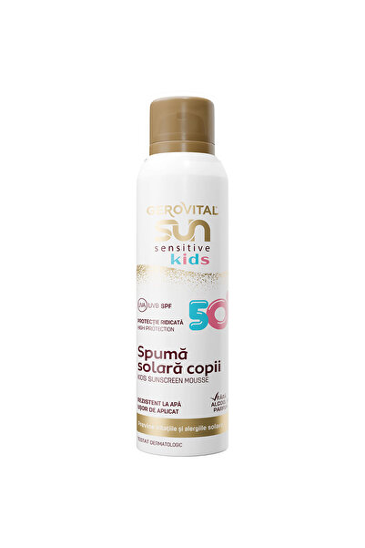 GEROVITAL Spuma cu protectie solara pentru copii SPF 50 Sun Sensitive Kids, 1...