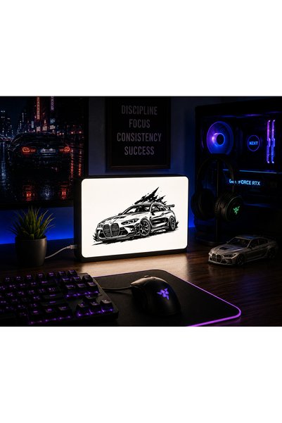 İKONİXPET مصباح سيارة LED بمنفذ USB لتزيين غرفة الألعاب لسيارات سكايلاين R34 ...