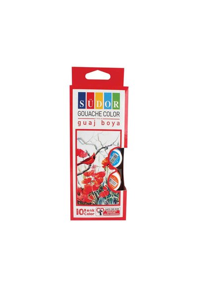 Südor SUDOR 522 GUAJ PAINT 20ML BOTTLE 10 COLORS TK/ GUAJ PAINT FOR PAINTING