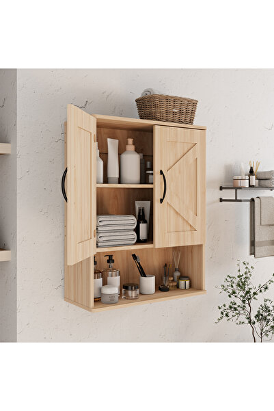 Roam shop Bathroom Wall Storage Cabinet, Medicine Cabinet with Adjustable Woo...