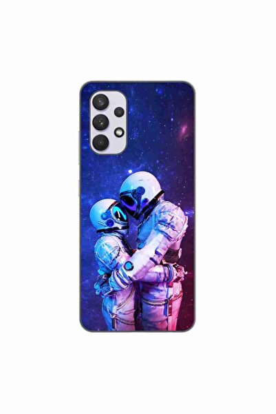 OEM Θήκη συμβατή με Samsung Galaxy A32 5G Σιλικόνης TPU Μοντέλο Ζευγάρι Αστρο...