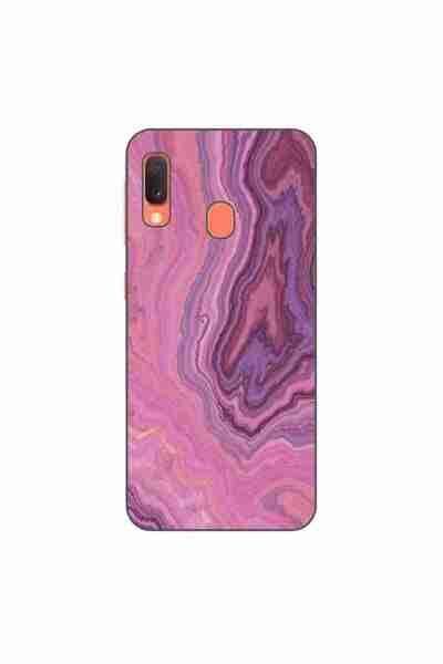 OEM Case compatible with Samsung Galaxy A20e Silicone Gel Tpu Pattern Pink Qu...