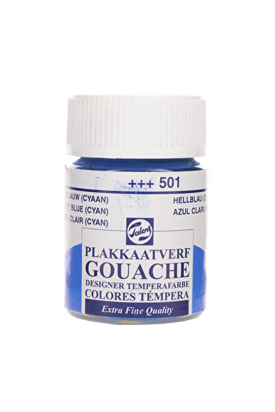 Talens Guaj Boya 16 ml Light Blue Cyan 501