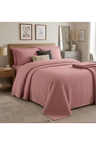 Madame Asel Home YATAK ÖRTÜSÜ PİKE ÇİFT KİŞİLİK WAFFLE % PAMUK