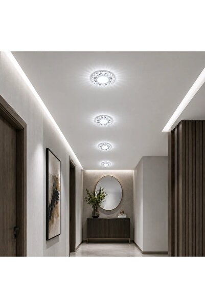 Alessandro DESIGN Set 5 spoturi LED Bucati ORBITA Model 3, 5W, Rotund, Lumină...