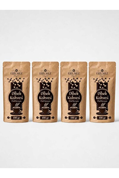 erilmez Dibek Kahvesi 100 Gr 4'lü Paket | Geleneksel Aromatik Kahve