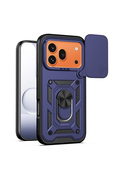 Microsonic Honor 600 Pro 5g Case Impact Resistant Navy Blue