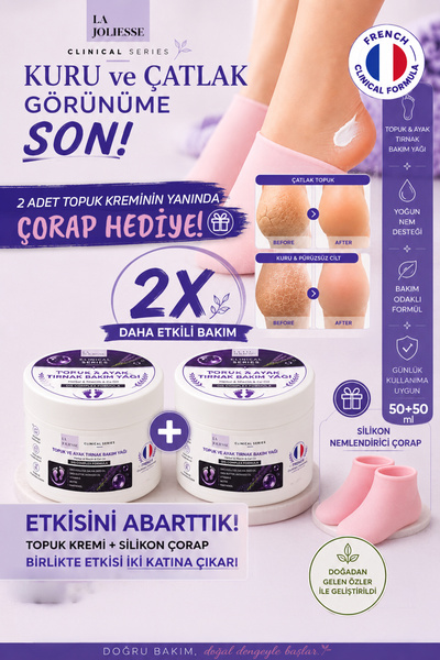 La Joliesse Topuk ve Ayak Tırnak Bakım Yağı 2’li Set Kuru ve Çatlak Topuk Gör...