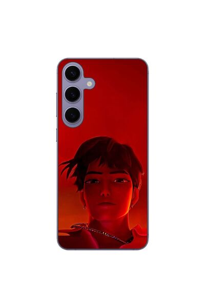 OEM Husa compatibila cu Samsung Galaxy S24 Plus Silicon Gel Tpu Model KPop De...