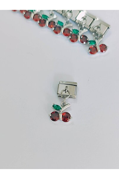 Umrece Red Cherry Dangle Charm