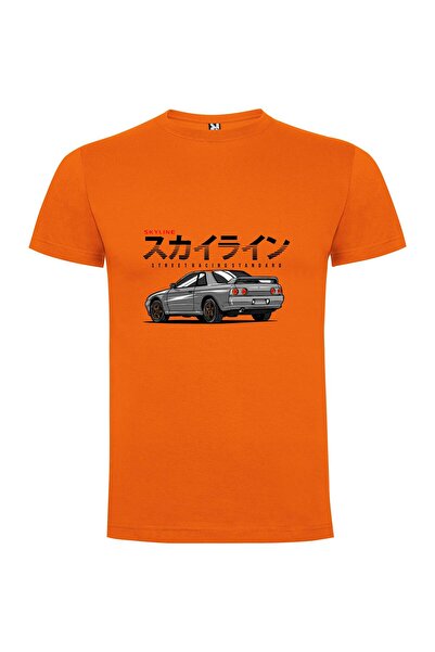 iLovePrints Silvery Japanese Skyline Tshirt