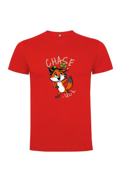 iLovePrints Shamrock Fox Chibi Tshirt