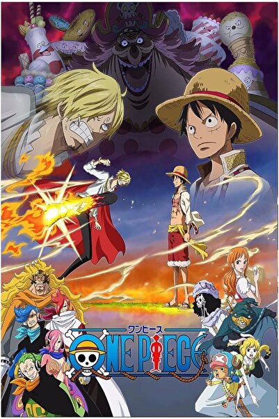 ESSESORIES One Piece Anime Poster Wall Art Room Decor Self Adhesive