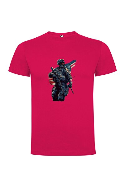 iLovePrints Proud American Fighter Tshirt