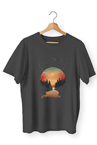iLovePrints Μπλούζα Nature Ηλιοβασίλεμα