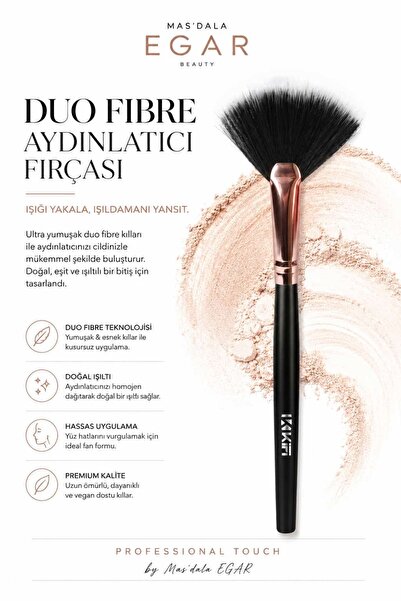 Mas'dala EGAR Duo Fiber Illuminating Brush – Natural and Flawless Glow