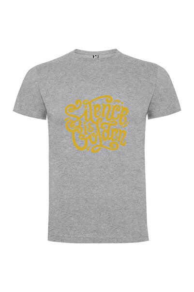 iLovePrints Golden Science Silence Tshirt