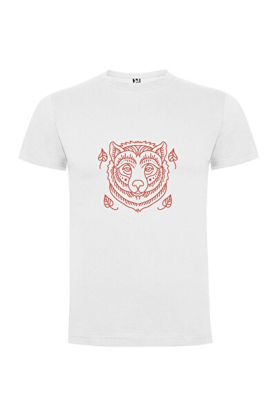 iLovePrints Neon Bear Portrait Tshirt
