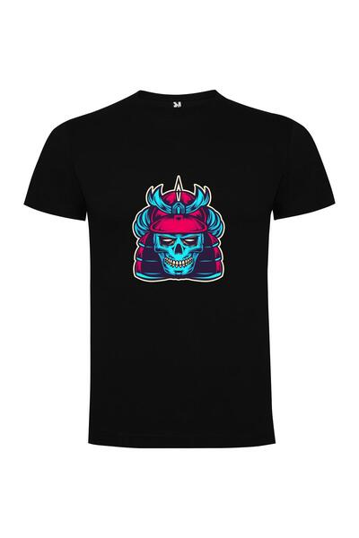 iLovePrints Neon Demon Samurai Fantasy Tshirt