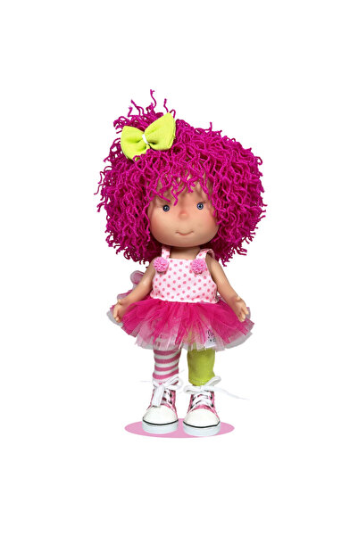 Nines D'Onil Papusa Nines D'Onil, Pippa Pink Wool, cu miros de vanilie, cu mi...